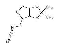 Ribitol, 2,5-anhydro-1-azido-1-deoxy-3,4-O-isopropylidene-,DL- (8CI) picture