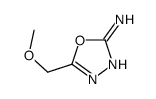 1,3,4-Oxadiazol-2-amine,5-(methoxymethyl)-(9CI) structure