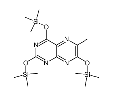 6-Methyl-2,4,7-tris[(trimethylsilyl)oxy]pteridine structure