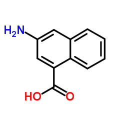 3-Amino-1-naphthoic acid结构式