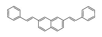 Naphthalene,2,7-bis(2-phenylethenyl)- Structure