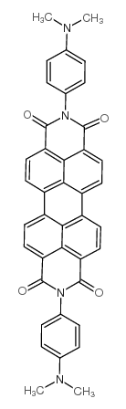 n,n'-di(4-dimethylaminophenyl)-perylene-tetracarbonic acid, diamide Structure