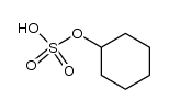 Sulfuric acid hydrogen cyclohexyl ester structure