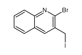 2-bromo-3-(iodomethyl)quinoline结构式
