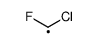 Chlorofluoromethyl radical Structure