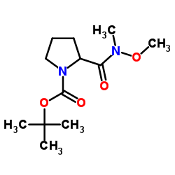2-(甲氧基(甲基)氨基甲酰基)吡咯烷-1-羧酸叔丁酯图片