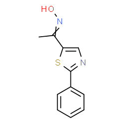 1-(2-PHENYL-1,3-THIAZOL-5-YL)-1-ETHANONE OXIME结构式
