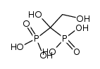 1,2-Dihydroxyethylidene-1,1-bis(phosphonic acid) Structure