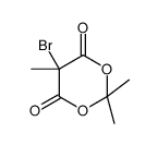 5-BROMO-2.2.5-TRIMETHYL-1.3-DIOXANE-4.6-DIONE Structure