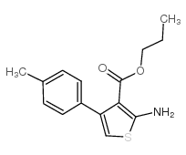 2-氨基-4-(4-甲基苯基)噻吩-3-羧酸丙酯图片