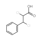 Benzenepropanoic acid, a,b-dichloro- Structure