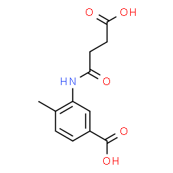 3-(3-Carboxy-propionylamino)-4-methyl-benzoic acid picture