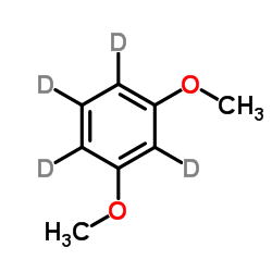 1,3-二甲氧基苯-D4结构式