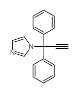 1H-Imidazole,1-(1,1-diphenyl-2-propyn-1-yl)- structure