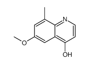 6-METHOXY-8-METHYL-4-QUINOLINOL Structure