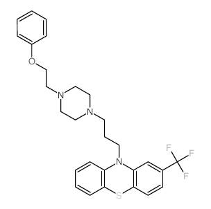 10-[3-[4-(2-phenoxyethyl)piperazin-1-yl]propyl]-2-(trifluoromethyl)phenothiazine picture