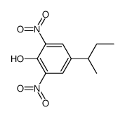 4-(1-methylpropyl)-2,6-dinitro-phenol Structure