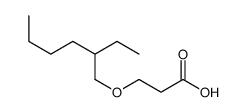 3-(2-ethylhexoxy)propanoic acid Structure