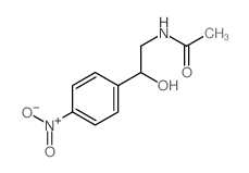 Acetamide,N-[2-hydroxy-2-(4-nitrophenyl)ethyl]-结构式