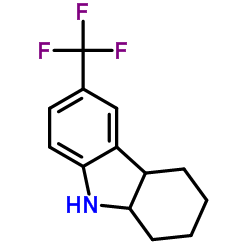 1H-CARBAZOLE, 2,3,4,4A,9,9A-HEXAHYDRO-6-(TRIFLUOROMETHYL)- structure