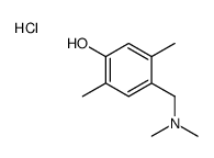 4-[(dimethylamino)methyl]-2,5-dimethylphenol,hydrochloride结构式