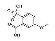 5-methoxy-2-sulfo-benzoic acid Structure