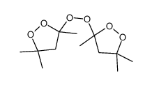 3,3'-dioxybis[3,5,5-trimethyl-1,2-dioxolane] Structure