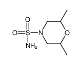 2,6-Dimethyl-4-morpholinesulfonamide结构式