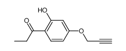 2'-hydroxy-4'-propargyloxypropiophenone Structure