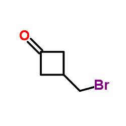 3-(溴甲基)环丁酮结构式