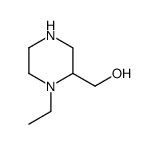 (1-Ethyl-2-piperazinyl)methanol结构式