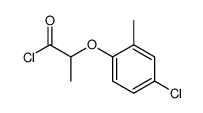 2-(4-Chloro-2-methyl-phenoxy)-propionyl chloride Structure