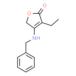 2(5H)-Furanone,3-ethyl-4-[(phenylmethyl)amino]-(9CI)结构式