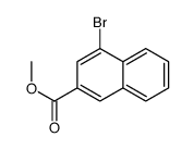 4-溴-2-萘甲酸甲酯结构式