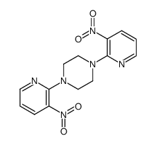 1,4-bis-(3-nitro-2-pyridyl)piperazine Structure