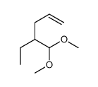 4-(dimethoxymethyl)hex-1-ene结构式