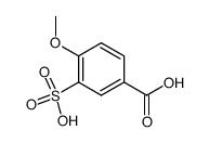 4-methoxy-3-sulfo-benzoic acid Structure