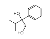 (2R)-3-methyl-2-phenylbutane-1,2-diol结构式