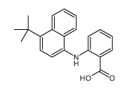 2-[[4-(2-methylpropyl)naphthalen-1-yl]amino]benzoic acid结构式