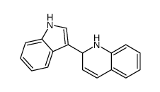 2-(1H-indol-3-yl)-1,2-dihydroquinoline结构式