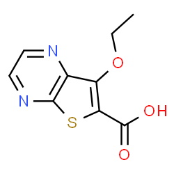 Thieno[2,3-b]pyrazine-6-carboxylic acid,7-ethoxy- Structure