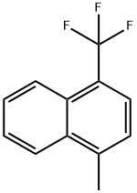 1-Methyl-4-(trifluoromethyl)naphthalene structure