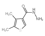 3-Thiophenecarboxylicacid,4,5-dimethyl-,hydrazide(9CI) structure