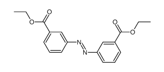 Azobenzene-3,3'-dicarboxylic acid diethyl ester结构式