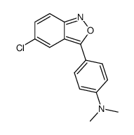 4-(5-chloro-benz[c]isoxazol-3-yl)-N,N-dimethyl-aniline结构式