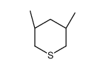 (3S,5R)-3,5-dimethylthiane结构式