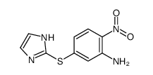 5-(1H-imidazol-2-ylsulfanyl)-2-nitroaniline Structure