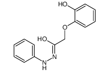 2-(2-hydroxyphenoxy)-N'-phenylacetohydrazide结构式