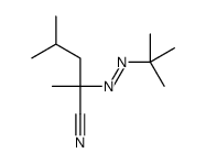 2-[(1,1-dimethylethyl)azo]-2,4-dimethylvaleronitrile结构式