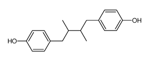 1,4-bis-(4-hydroxy-phenyl)-2,3-dimethyl-butane结构式